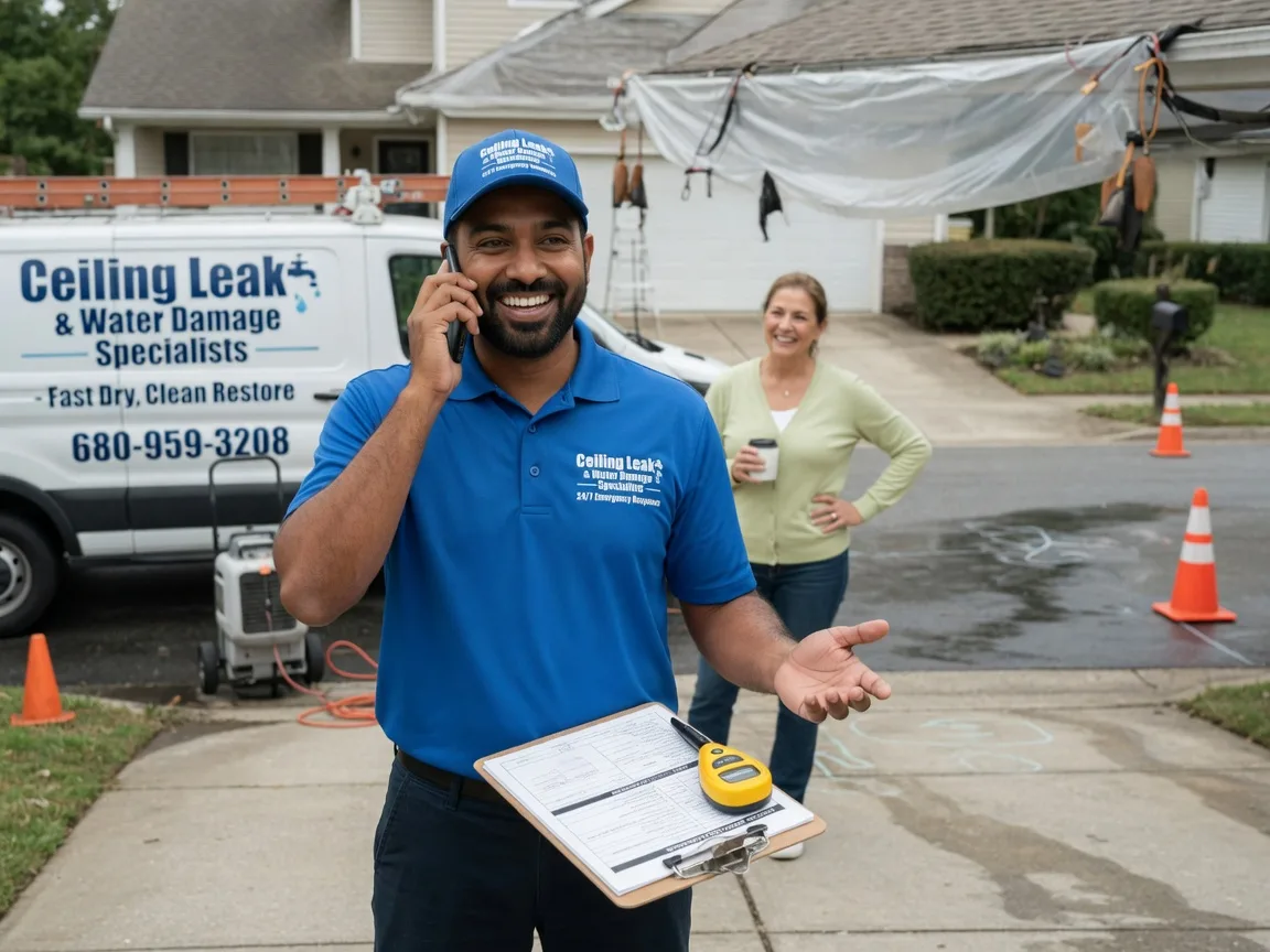 Ceiling Leak Cleanup White Plains, GA FAQs